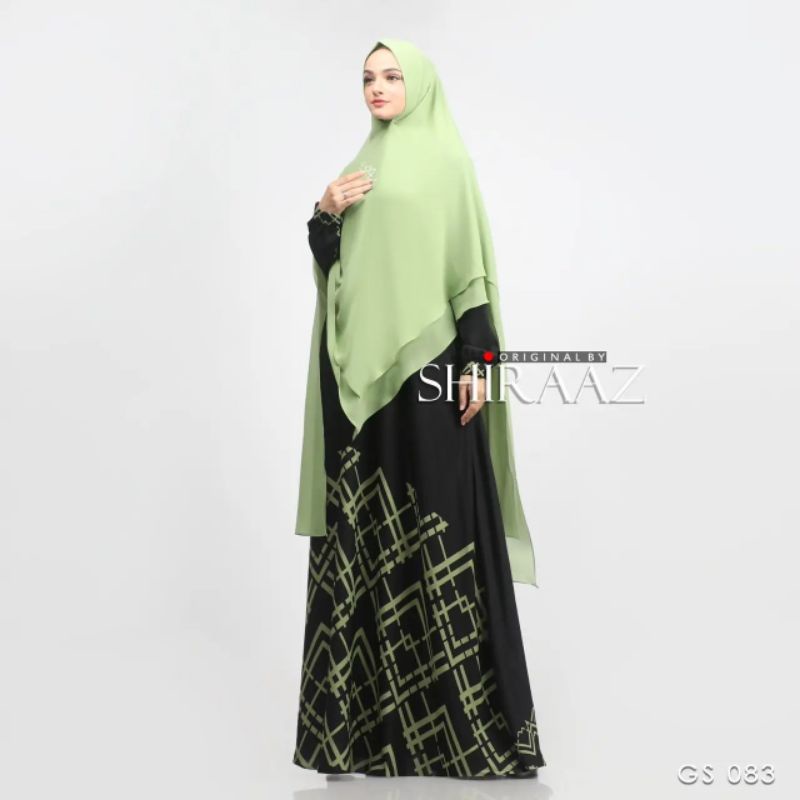 GS 083 gamis syari elegan Shiraaz original