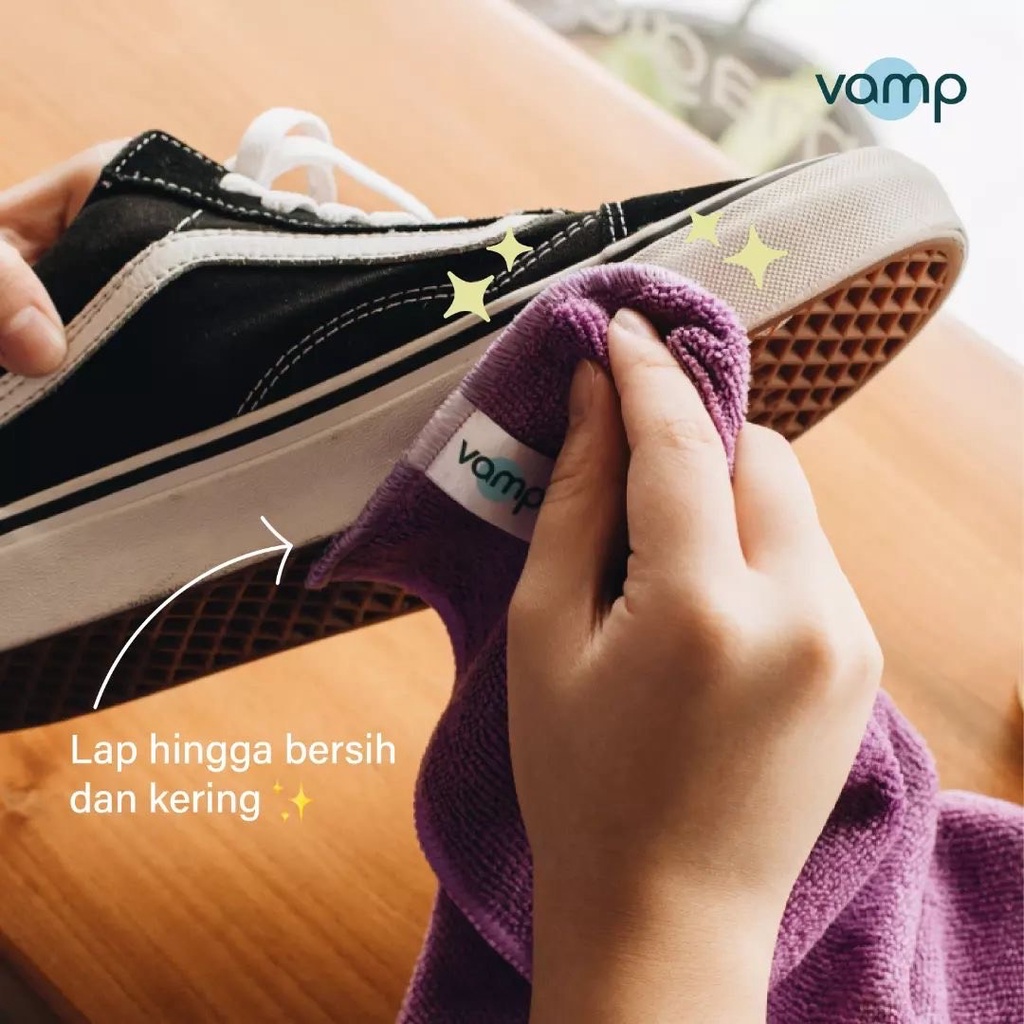 FOAM CLEANER by Vamp | Shoe Cleaner Pembersih Sepatu Sneakers &amp; Tas Sabun Cuci Serba Guna Vamp Shoe Care | Easy Cleen