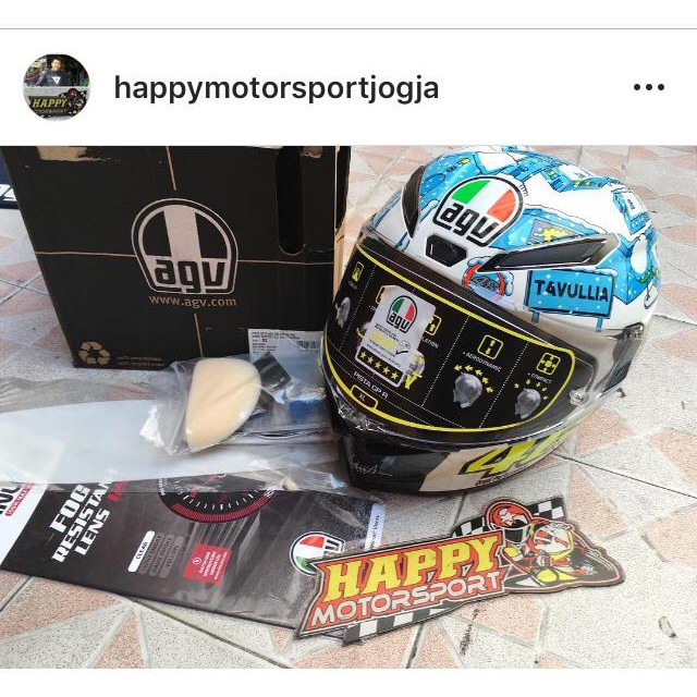 HELM FULLFACE AGV PISTA GPR ROSSI WINTERTEST 2017 TAVULIA SIZE XL EURO