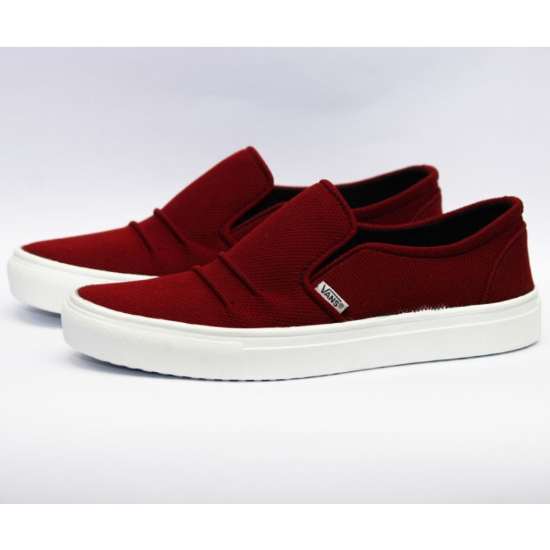 Sepatu Slip On Pria Vans Old Skhool Motif 3D Casual Selop Santai Cowo Kuliah Campuss bisa COD