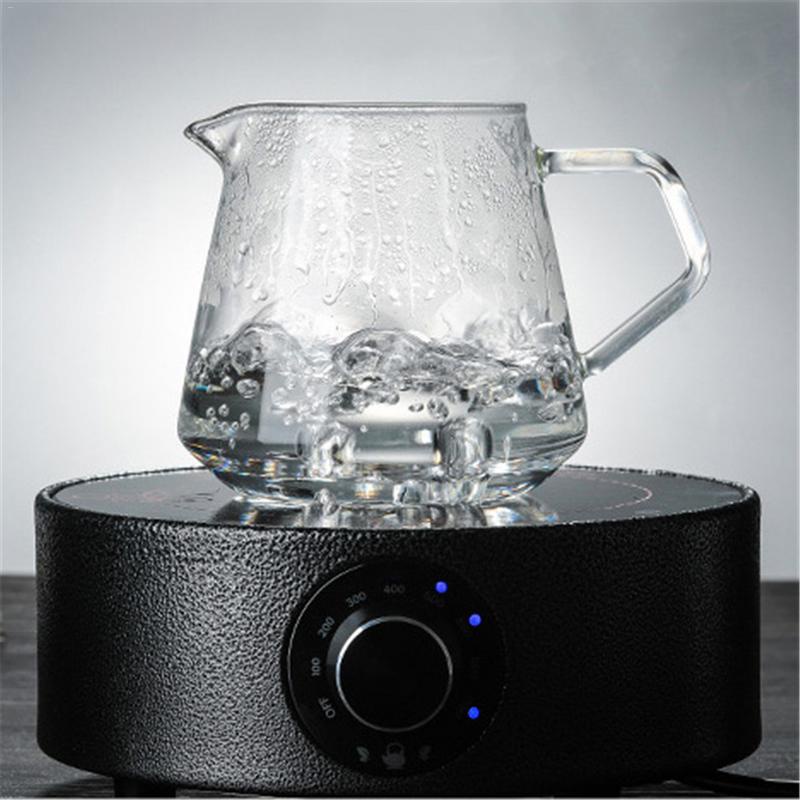 Ketel Pot Kaca  Pot Kettle Teko Kopi Barista Borosilicate Glass 400ml