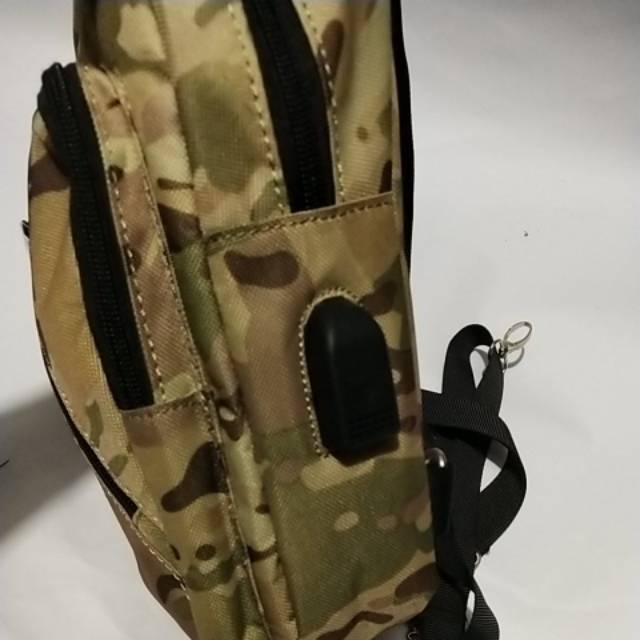 Tas sling bag tactical army multicam polo danny multifungsi