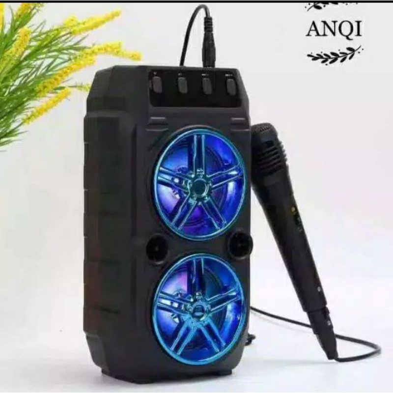 SPEAKER BLUETOOTH KAROEKE WERLES SX-2006 GRATIS MIC MICROPON WERLES