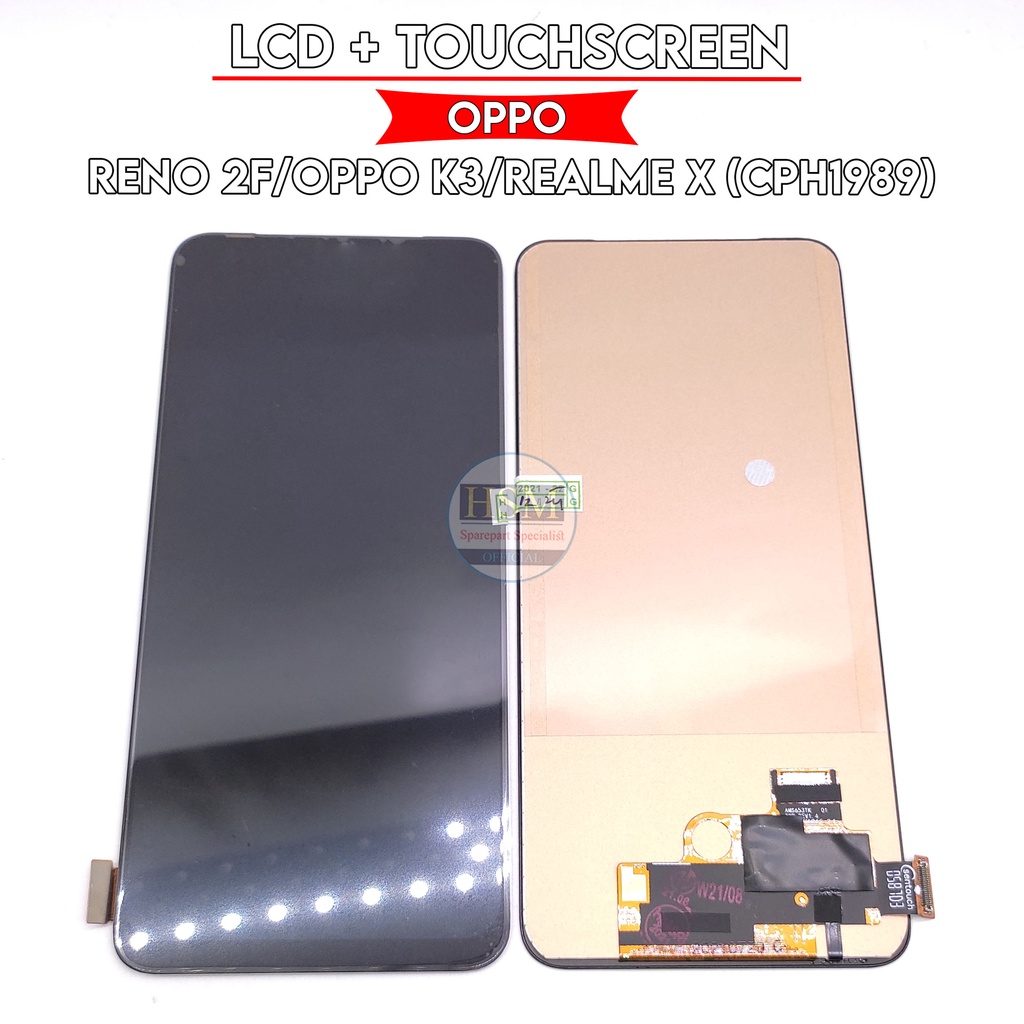 LCD OPPO RENO 2F/REALME X/OPPO K3/CPH1989 FULLSET TOUCHSCREEN ORI OEM