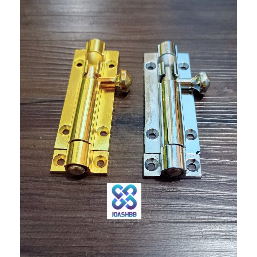 Grendel Tebal Babet Putih Kuning 2&quot;(5.08cm), 3&quot;(7.62cm), 4&quot;(10.16cm) Pintu / Jendela , Door Bolt