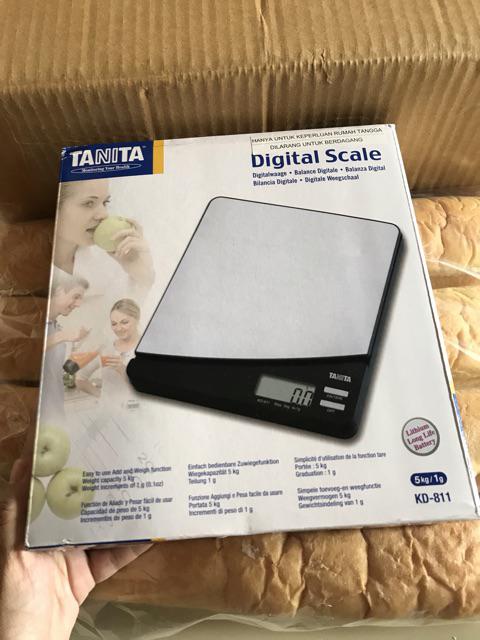Tanita Kd-811 Timbangan Digital Untuk Dapur Dan Kue - 5 Kg - Kd811