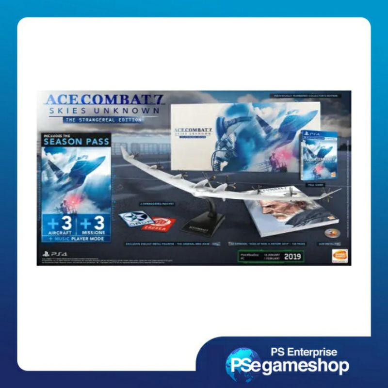 Ps4 Ace Combat 7: Skies Unknown The Strangereal Edition [Collector’s Edition] Region 3