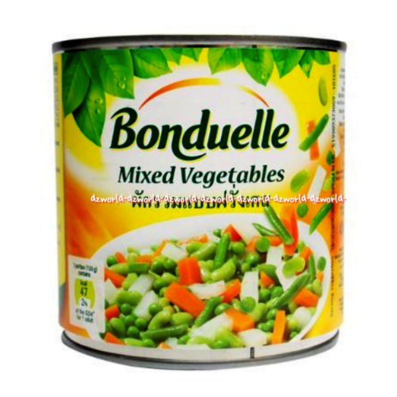 Bonduelle Mixed Vegetables 400gr Sayuran Steak Instan Kaleng Siap Saji Bonduele