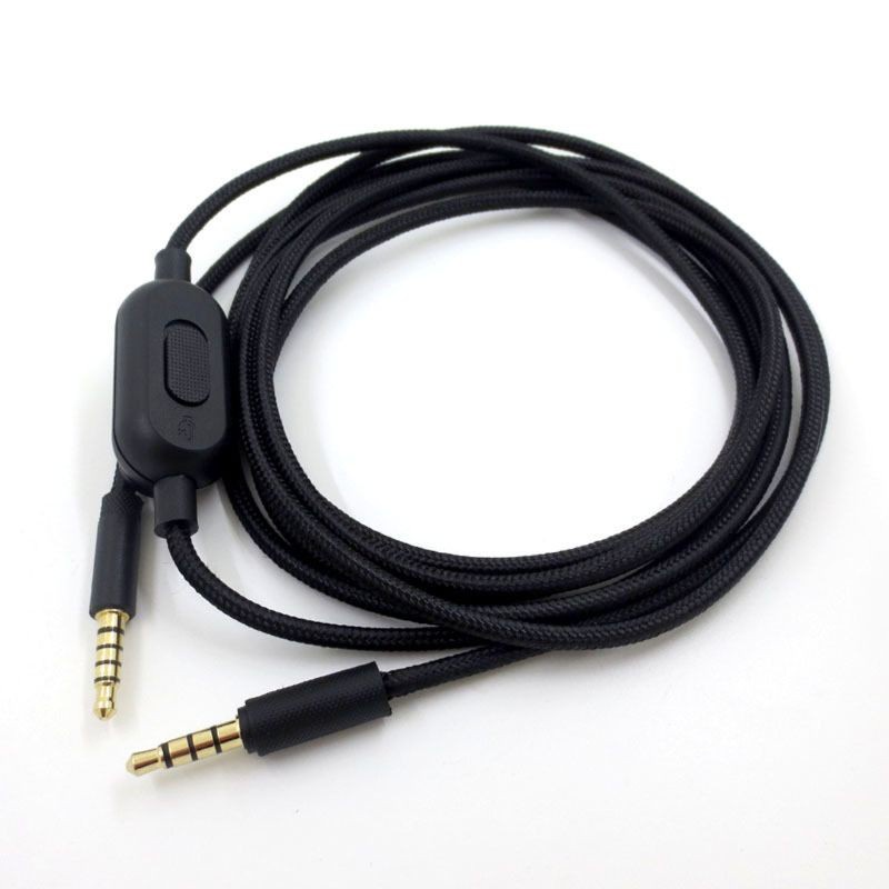 Gaming Headset Aux Cable For Logitech G Pro X G433 G233 With Mic Mute