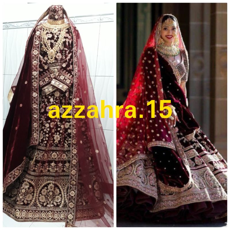 Baju pengantin india Lehenga bridal india 2 dupata