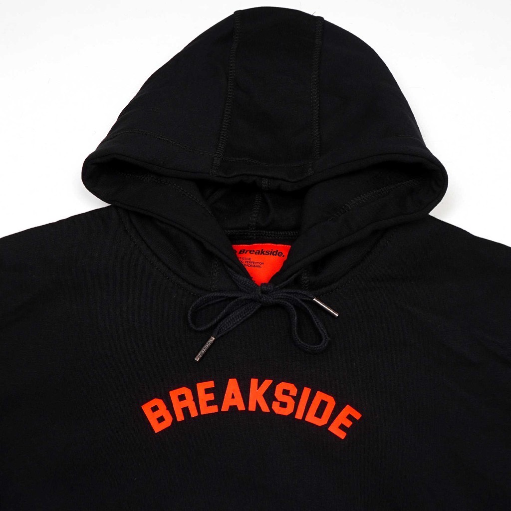 HOODIE BREAKSIDE WARM ORANGE BLACK