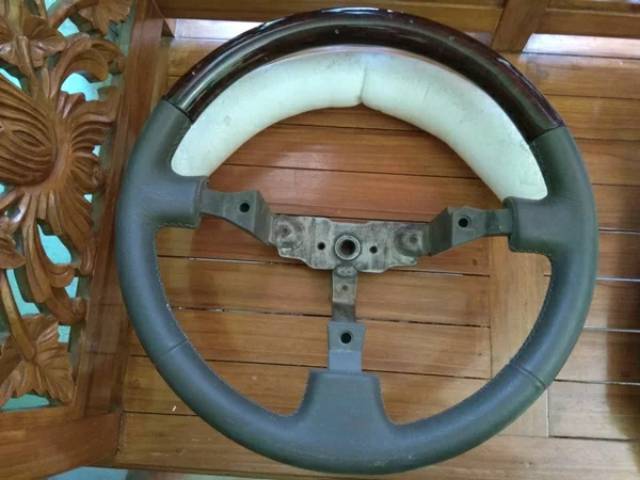 rangka stir innova motif kayu palang tiga original bawaan