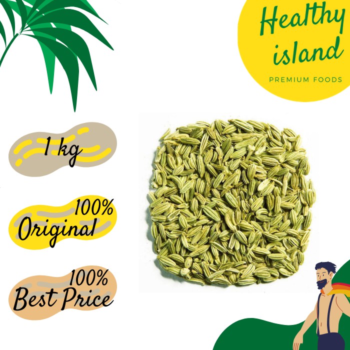 

Biji Adas Manis / Indian Fennel Seeds - 1 Kg