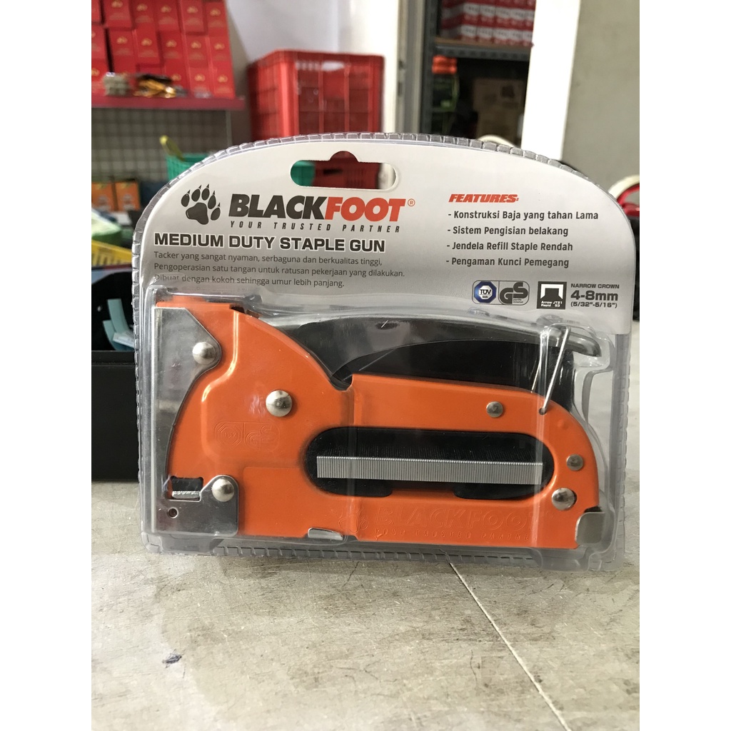 STAPLES JOK BLACKFOOT 4-8MM ASLI / STAPLES TEMBAK MERK BLACKFOOT