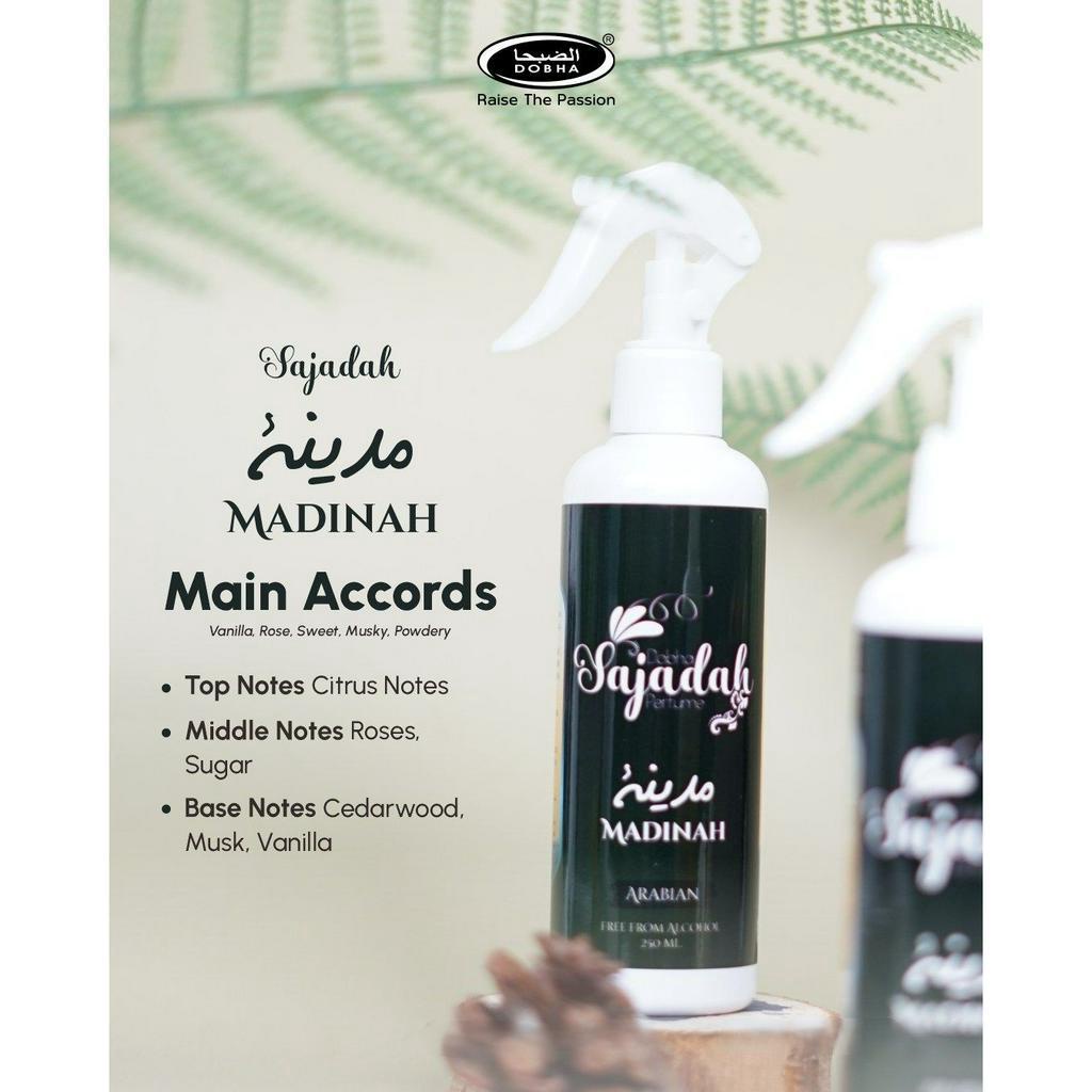 Dobha Parfum Sajadah Karpet Gorden Anti Bakteri 250ml Aroma Madinah