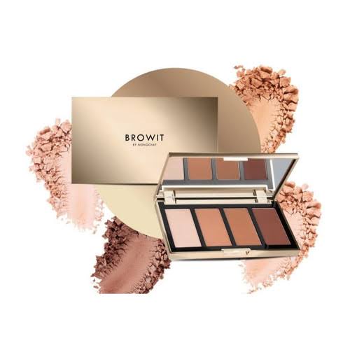 Browit Highlight And Contour Pro Palette By Nongchat/kosmetik/thailand/shading/shading wajah/shading pipi