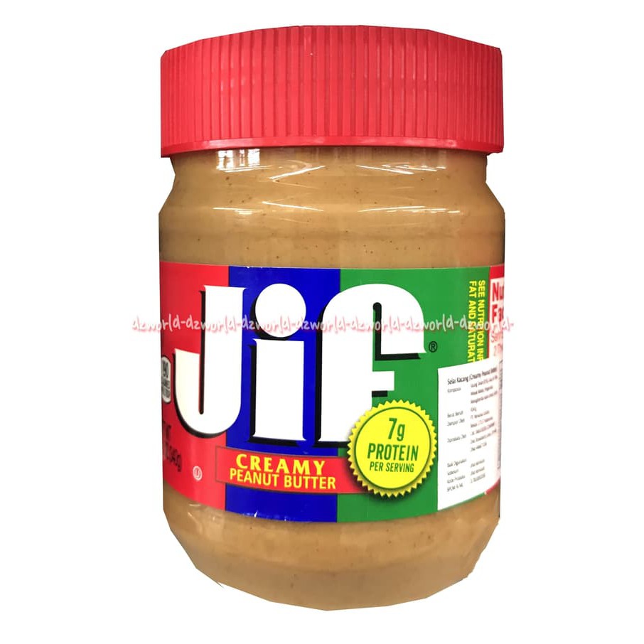 

Jif Creamy Peanut Butter Selai Kacang Tidak Mengandung Pengawet 340gr