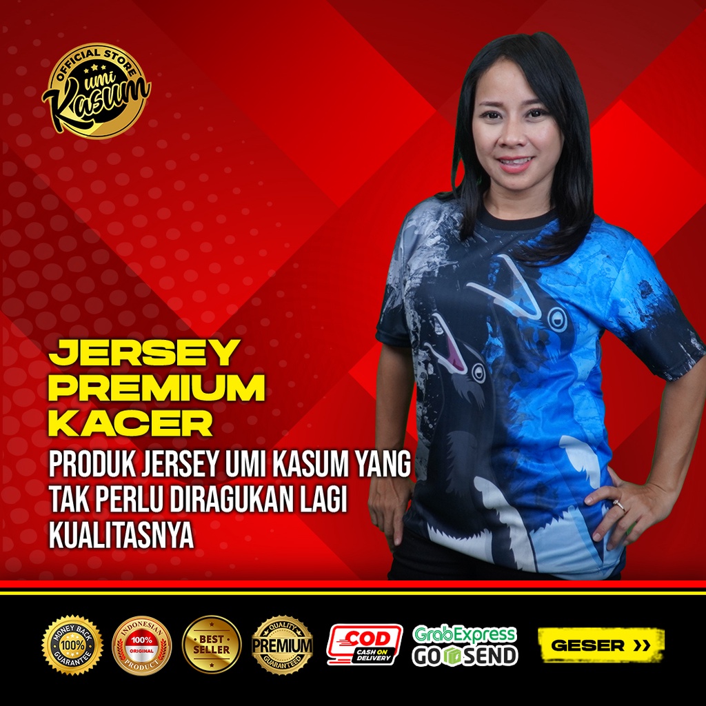 Jersey Kaos Burung Kacer Original Umi Kasum | Nyaman Dipakai