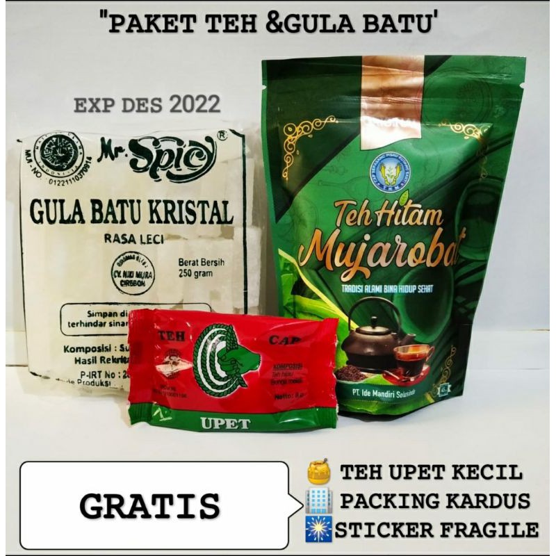 

Gula Batu Rasa Leci dan Teh hitam