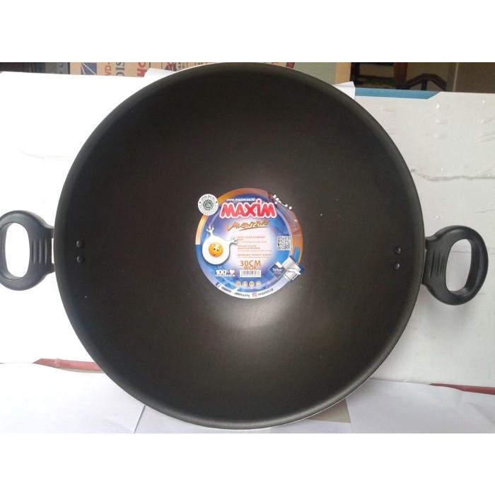 Maxim VAL30WOK Wajan Penggorengan Valentino Wok 30 cm Fry pan