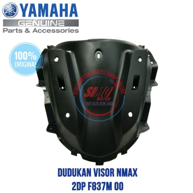 DUDUKAN KACA VISOR WINDSHIELD NMAX MODEL PERTAMA ORI 2DP F837M 00