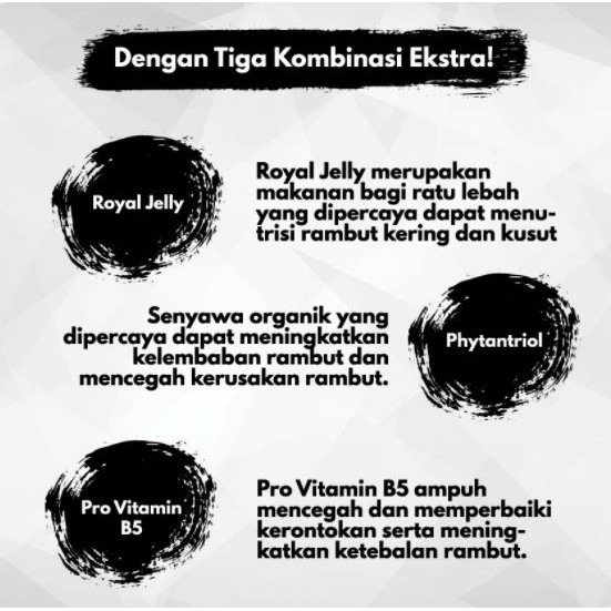 ^ KYRA ^ Makarizo Hair Repair Mask With Royal Jelly dan Pro Vitamin B5