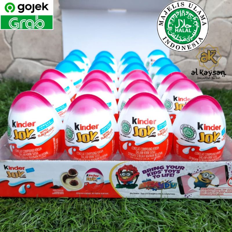 Jual KINDER JOY COKLAT/ COKLAT KINDER JOY HALAL MUI Shopee Indonesia