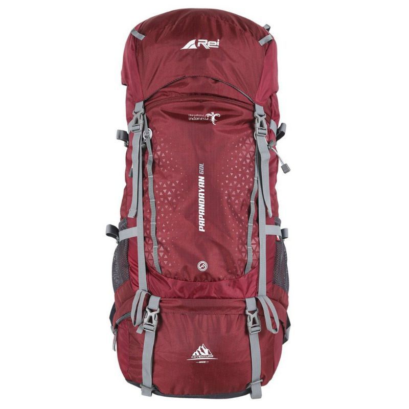 Tas Keril Carrier Rei Papandayan 60L Arei Tas Punggung Gunung Outdoor