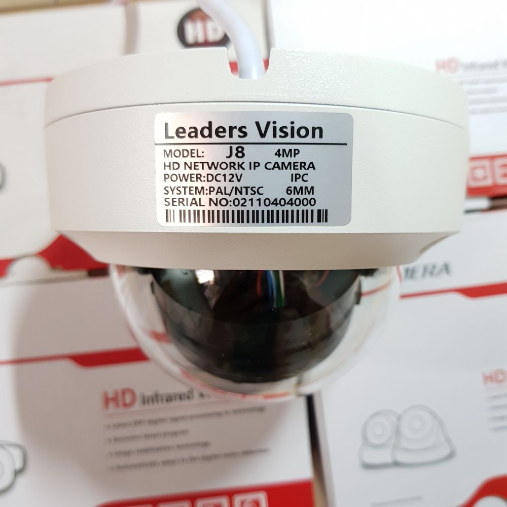 IP Camera / IPCAM Dome 4MP, 1440P Lens 6mm Waterproof. Onvif