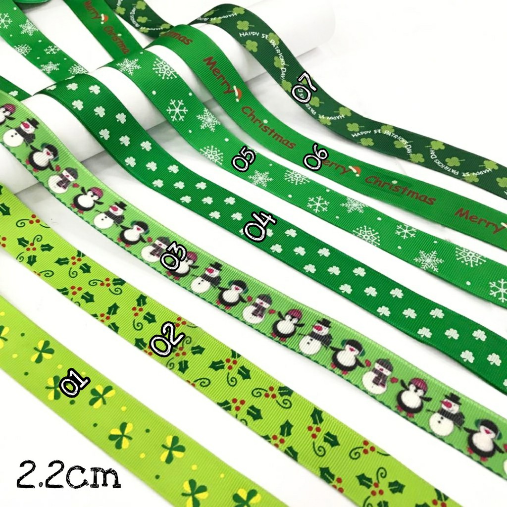 PITA KADO HAMPERS NATAL | PITA GROSGRAIN CHRISTMAS 2.2 CM