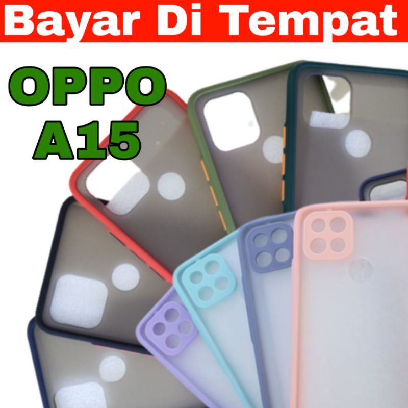 Skin Feel Softcase OPPO A15  A15S Aneka Warna dan Motif