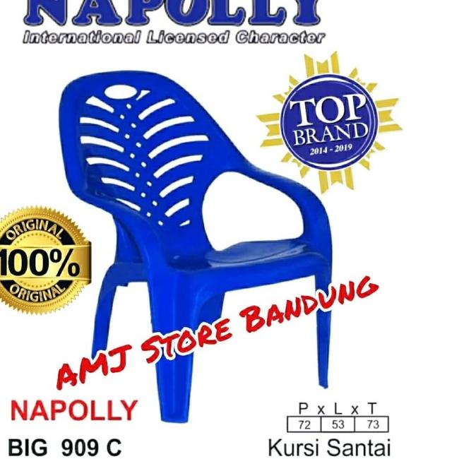 Ready stock ￣➠ Kursi Napolly BIG 909 Kursi Plastik Napolly Santai Murah Bandung NEW ARRIVAL