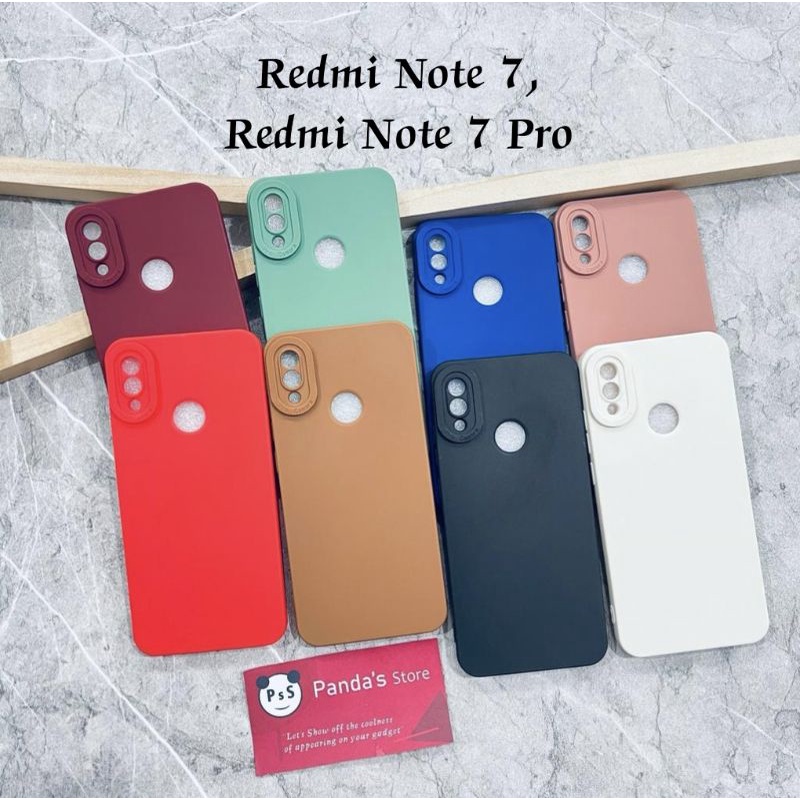 Softcase Pro Camera Redmi Note 7 , Note 7 Pro Candy Case Full Color 3D Silikon TPU