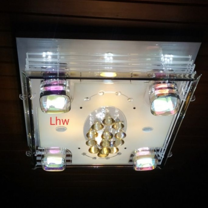 Lampu hias plafon led remote dekorasi ruang tamu,keluarga