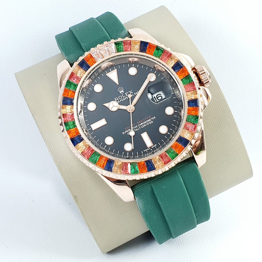 JAM TANGAN ROLEX RUBBER COD SUPER KUALITAS