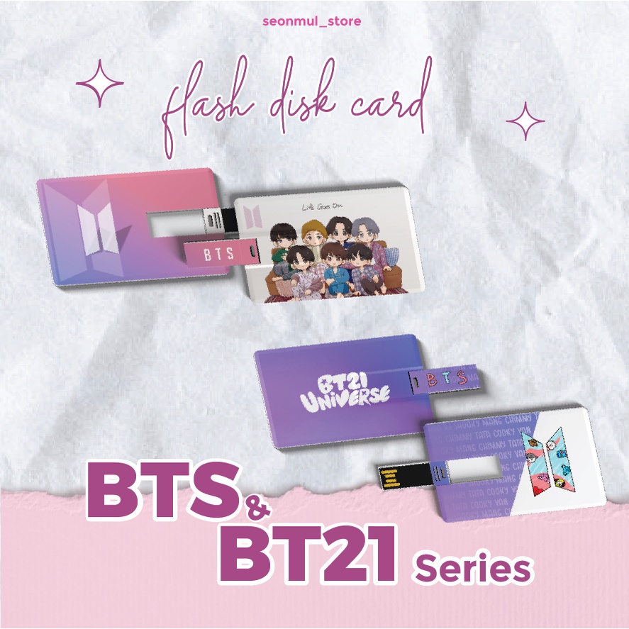 PALING DICARI!!! FD CARD BTS BT21 / FD CARD BTS BT21 / FLASH DISK CARD BTS BT21