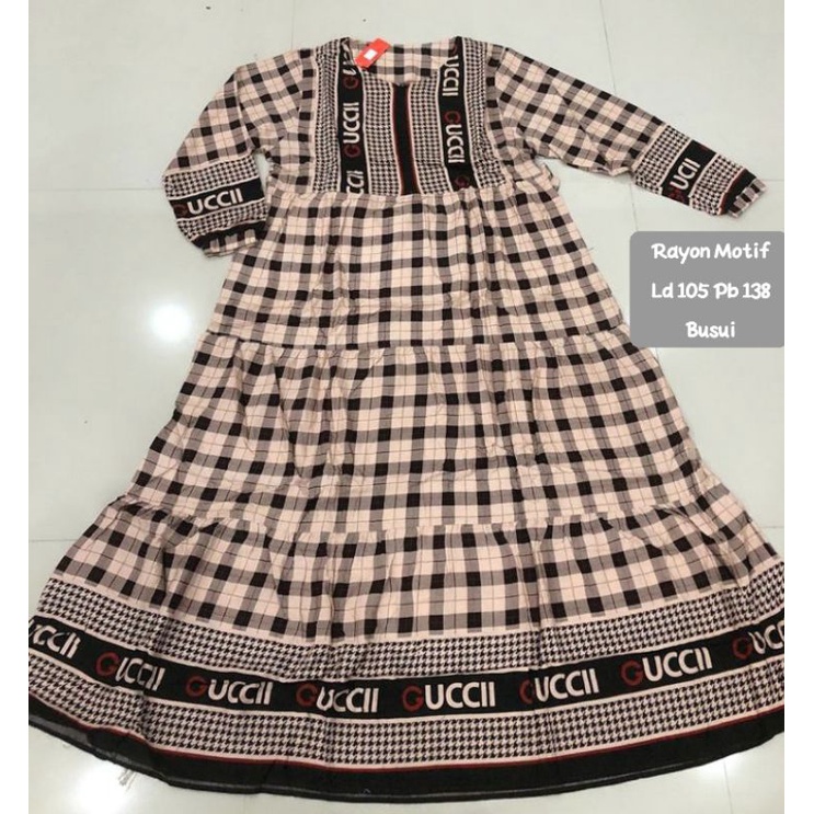 Gamis Rayon midi / Gamis Inayah / Gamis inayah viral / inayah rayon branded