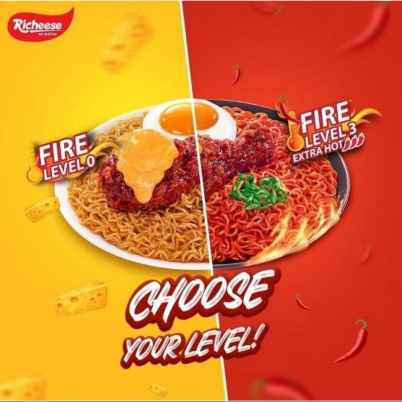 MIE RICHEESE / MIE RICHEESE FACTORY / MIE RICHEESE LEVEL 0 / LEVEL 3 / LEVEL 5 / MIE RAMEN RICHEESE / MIE RICHIS / MIE RICHES / MIE RICIS