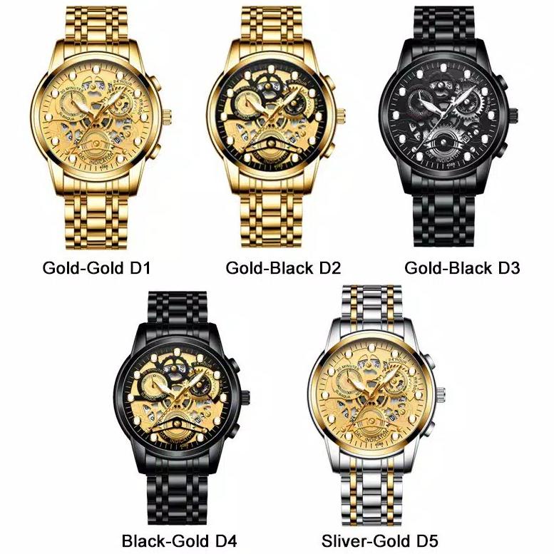 Jam Tangan Pria DOMANIC 4088 Luxury Jam tangan berongga Waterproof Casual Watch "CBN. 323"