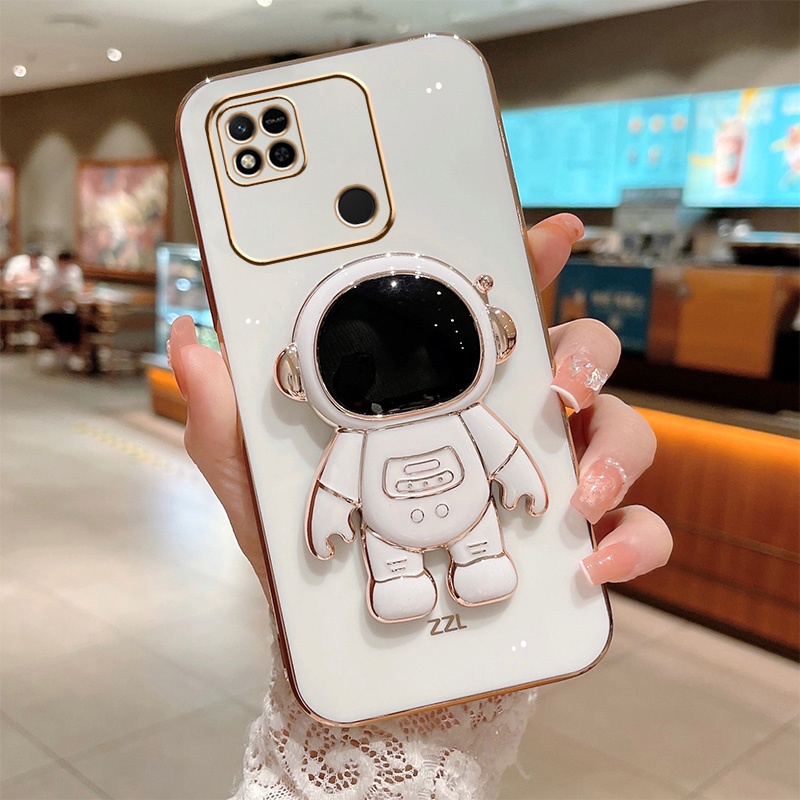 Casing Soft Case Karet Motif Astronaut Untuk Redmi 10C / 9C / 10A / 9A / 9 / Poco / X3 / GT / X3Pro / M3Pro / M4 / F3 / Note 10 / 5G / 6D