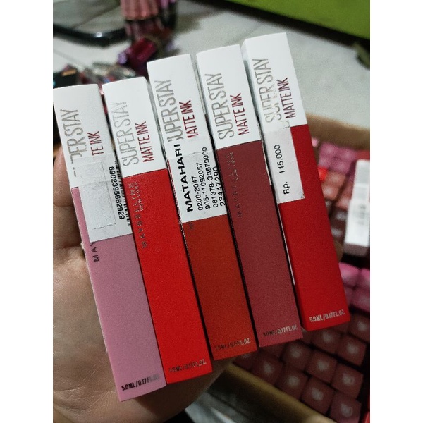 MAYBELLINE Superstay Matte Ink Lipcream 100% ORIGINAL (Rijek Kemasan)