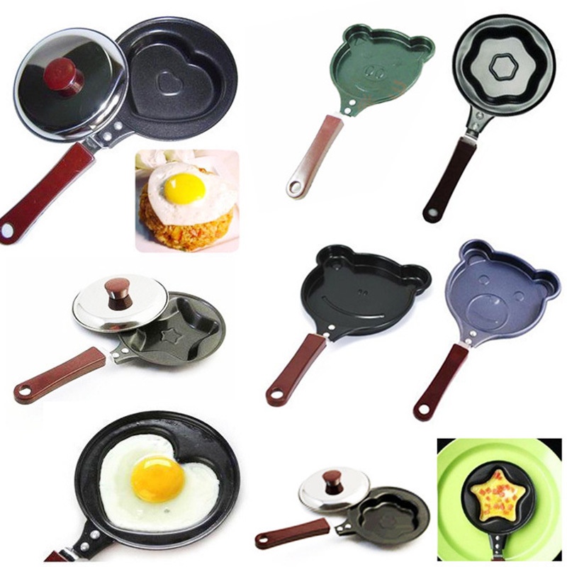 Panci Teflon Karakter Mini Wajan Teplon Anti lengket Frying Pan 12 cm