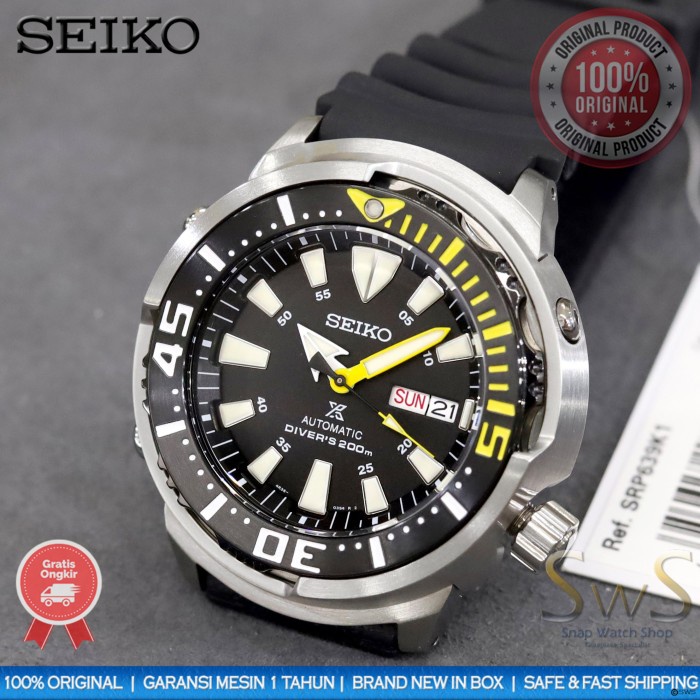 Seiko SRP639 SRP639K1 Prospex Shrouded Monster Baby Tuna Original