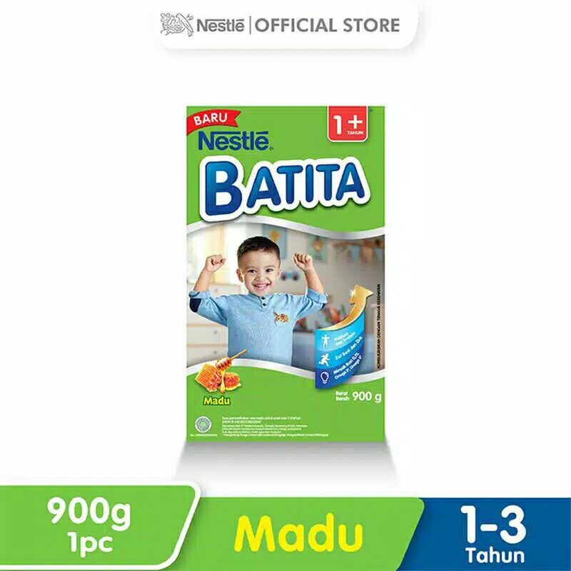 Nestlé BATITA 1+ Usia 1-3 tahun 850 gr - Rasa Vanilla/ Madu
