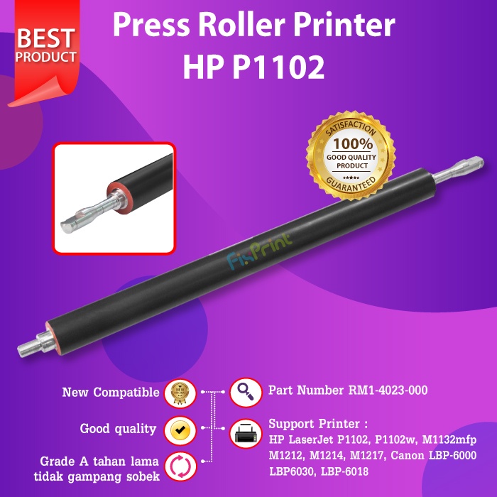 Press Roller HP P1102 M1212 Lower Pressure Printer LBP6030 M1132 M1217