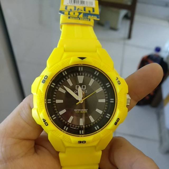 HOT PROMO ORIGINAL jam tangan pria unisex cewek / cowok  Q&amp;Q VR54j QQ analog VR-54 ori