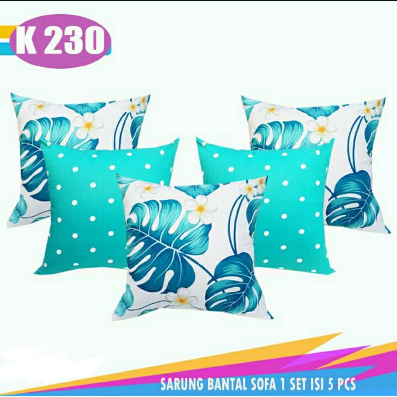 Set sarung bantal kursi sofa cushion cover 60x60 cm Sarban Amalfi Tosca