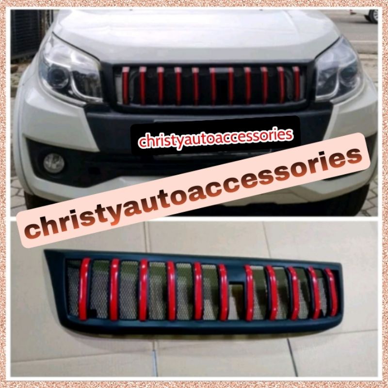 Grill Terios Rush Hummer 2008 2009 2010 2011 2012 2013 2014 2015 2016 2017 Apollo-Prado List Merah
