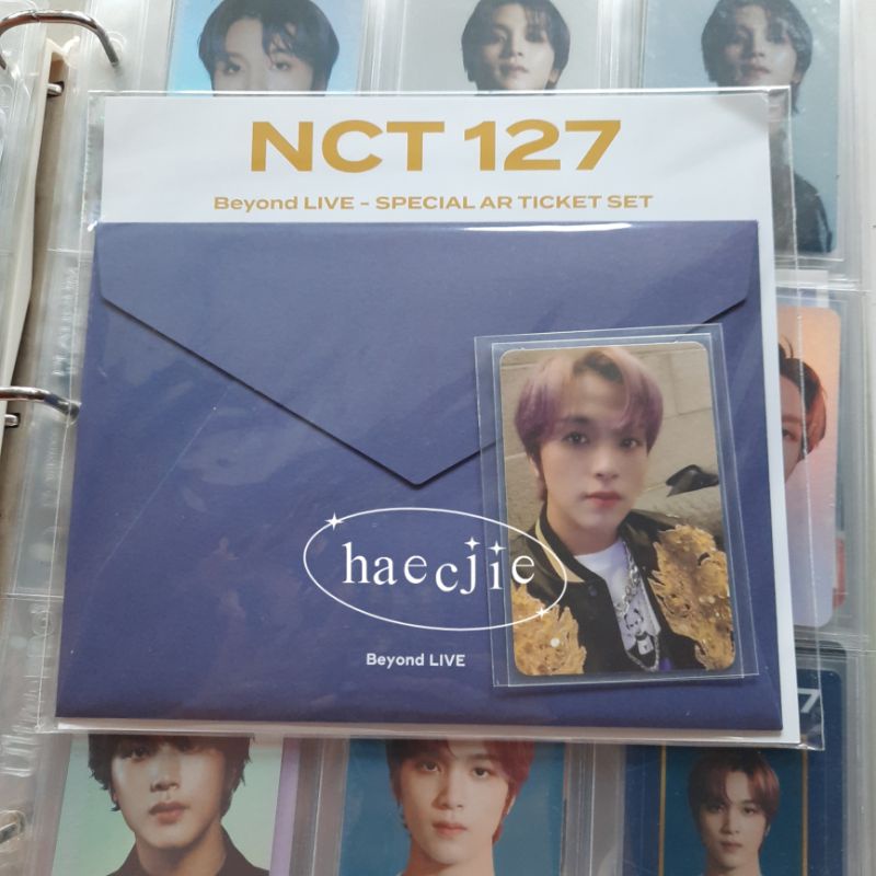 [FULLSET] Official Photocard NCT 127 Haechan AR Ticket beyond live unit pc 2020 online concert