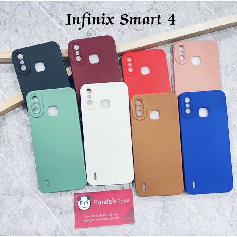 Softcase Pro Camera Infinix Smart 4 Candy Case Full Color 3D Silikon TPU